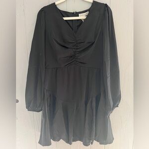 She + Sky NWT Black Long Sleeve Dress MEDIUM